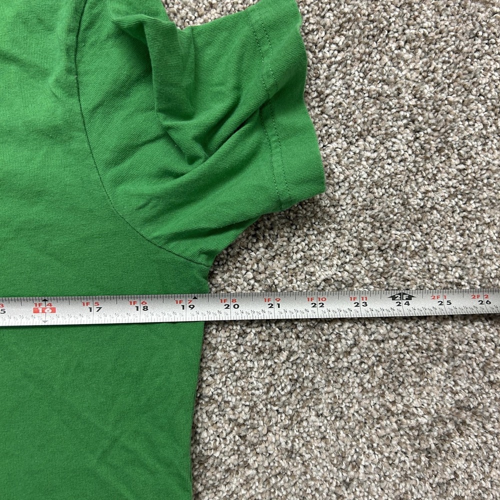 Apple Shirt Mens Small Green Leave The World Better Eco Graphic Tee T-Shirt - Picture 5 of 7